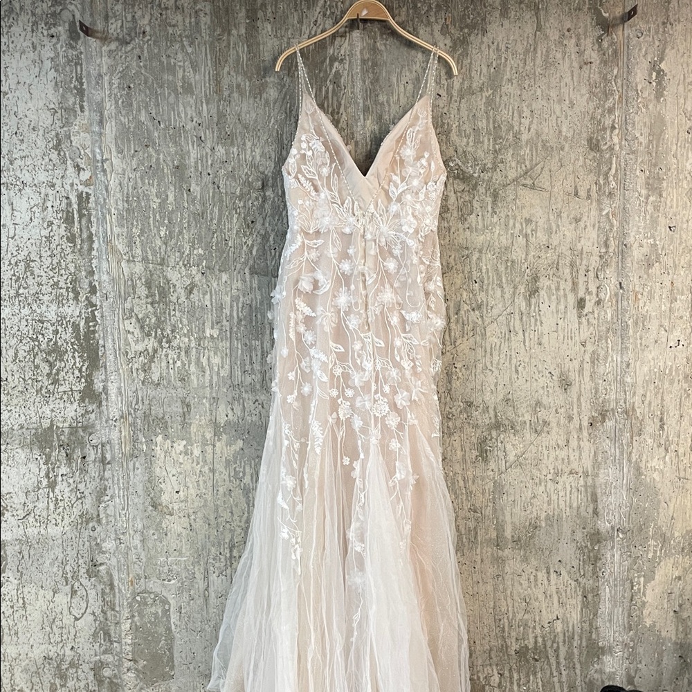 PRONOVIAS Women's Rhapsody Bridal Dress Size 12 In Off White - Picture 7 of 11
